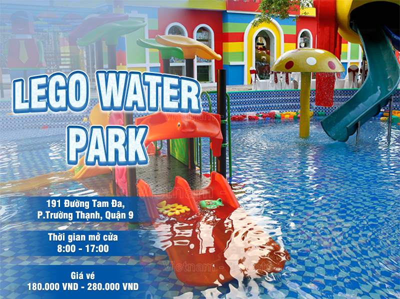 Lego Water Park - thế giới nước vui nhộn trong KDL The BCR | Công viên nước ở Sài Gòn