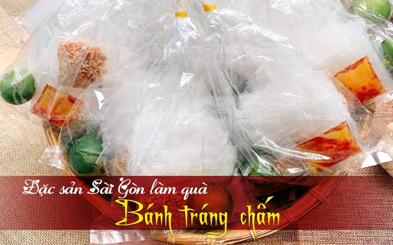 Các loại bánh tráng chấm | Đặc sản Sài Gòn làm quà