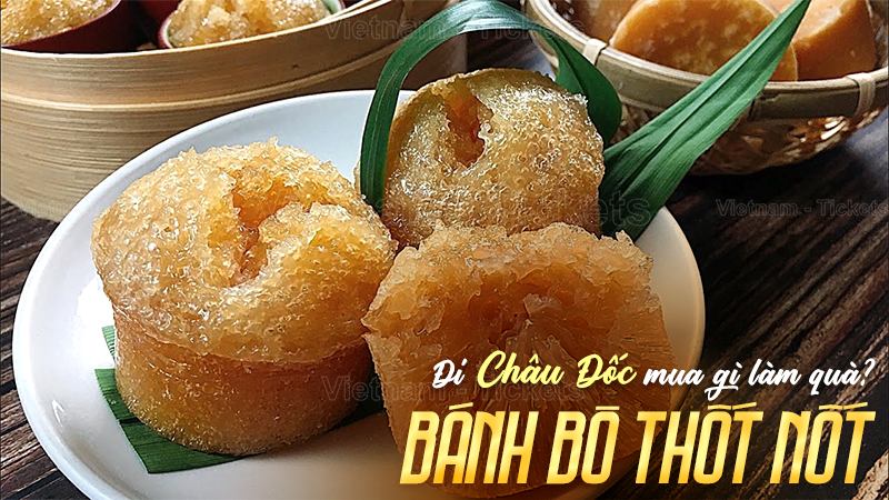 Bánh bò thốt nốt | Đi Châu Đốc mua gì làm quà