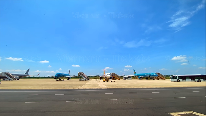 Sân đỗ tàu bay tại sân bay Buôn Ma Thuột | Đi từ sân bay Buôn Ma Thuột về Buôn Ma Thuột