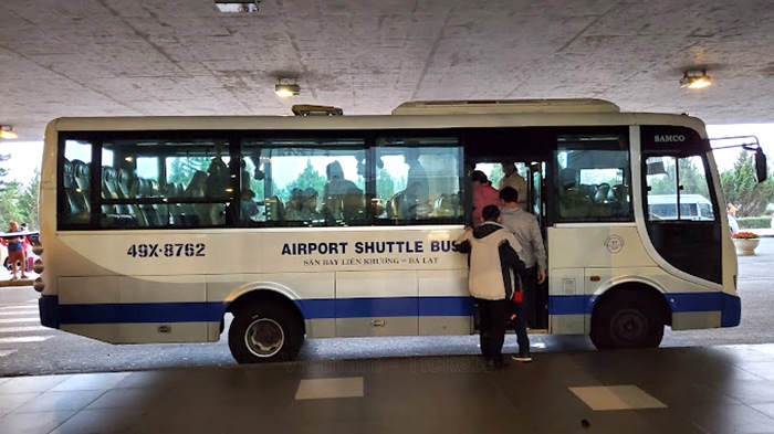 Tuyến xe shuttle bus tại sân bay Liên Khương | Đi từ sân bay Liên Khương về Đà Lạt