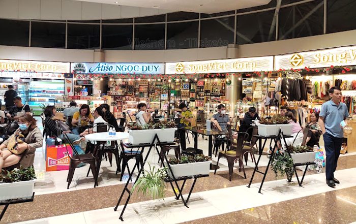 Khu vực ăn uống, mua sắm tại sân bay Liên Khương | Đi từ sân bay Liên Khương về Đà Lạt