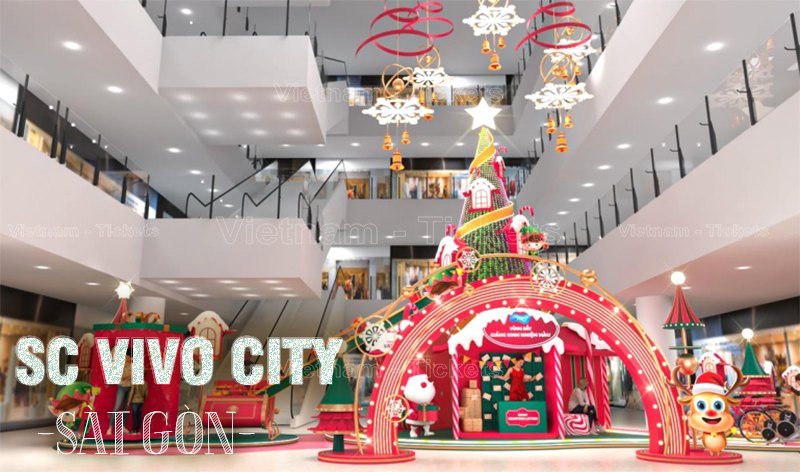 Sc Vivo City | Địa điểm đi chơi Noel ở Sài Gòn