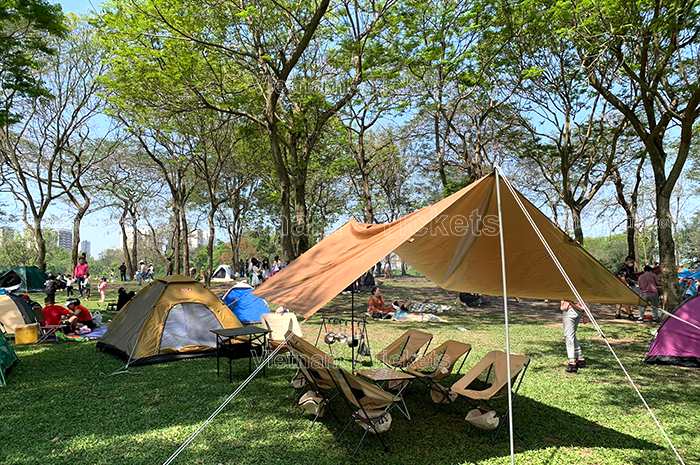 Tổ chức cắm trại, dã ngoại tại công viên Yên Sở | Địa điểm du lịch gần Hà Nội trong 1 ngày
