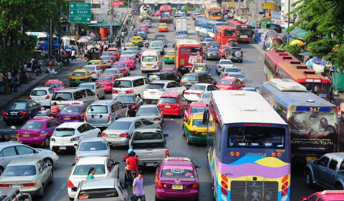 Hãy chú ý đến vấn nạn tắc đường khi đến du lịch Bangkok