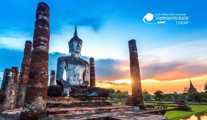 Sukhothai là địa điểm nổi tiếng ở Thái Lan được du khách yêu thích