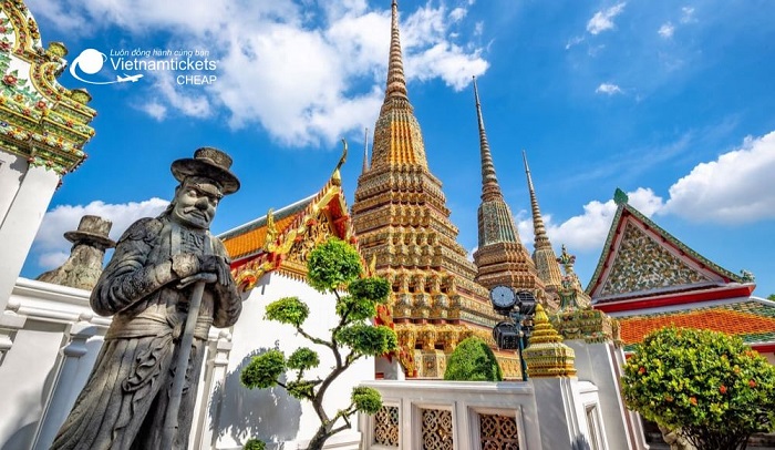 Chùa Wat Pho là địa điểm du lịch nổi tiếng ở Thái Lan HOT nhất 2024