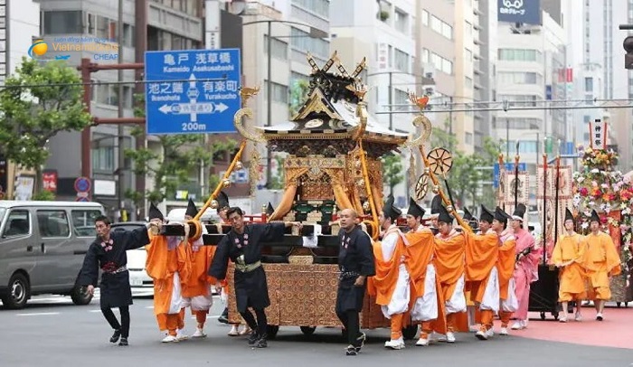 Lễ hội Kanda là hoạt động văn hóa hấp dẫn cho khách du lịch tháng 5 Nhật Bản