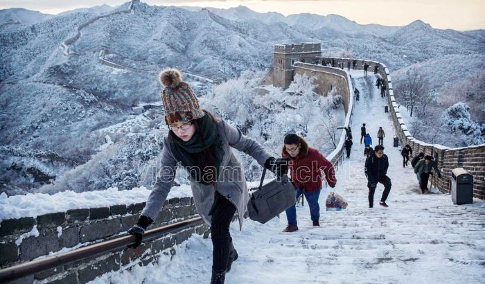 Mùa đông tại Trung Quốc lạnh và có tuyết