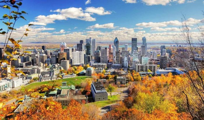 Thành phố Montreal nằm ở tỉnh Quebec, Canada