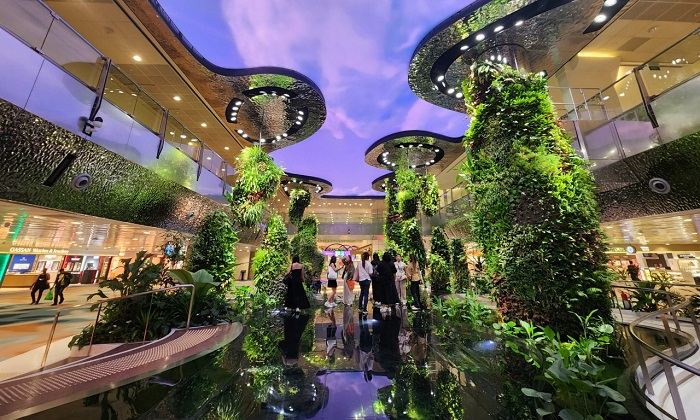 Các khu vườn của sân bay Changi - Singapore