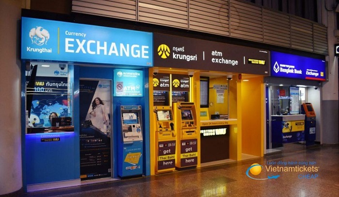 Hệ thống máy ATM tiện ích và đa năng tại sân bay Don Mueang