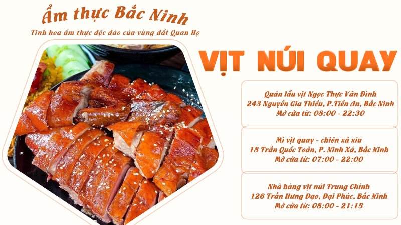 Các món ngon từ vịt núi | Food tour Bắc Ninh