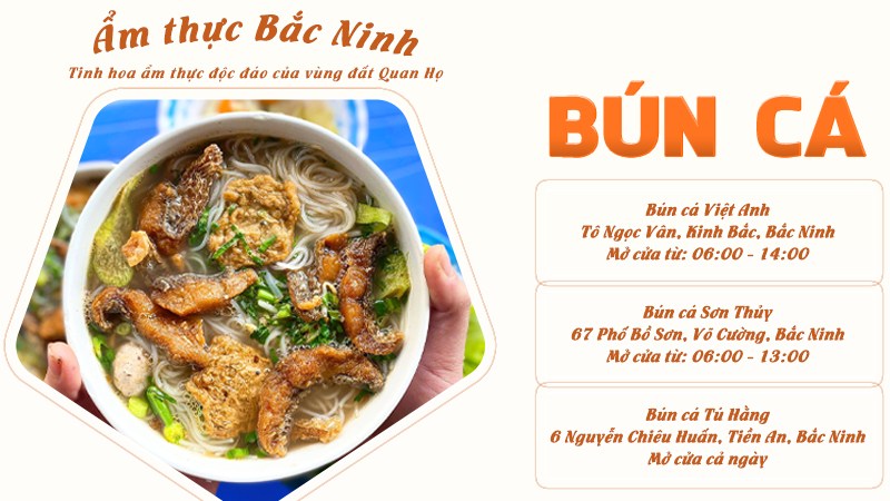 Bún cá | Food tour Bắc Ninh