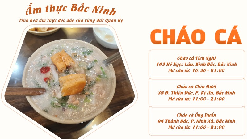 Cháo cá | Food tour Bắc Ninh