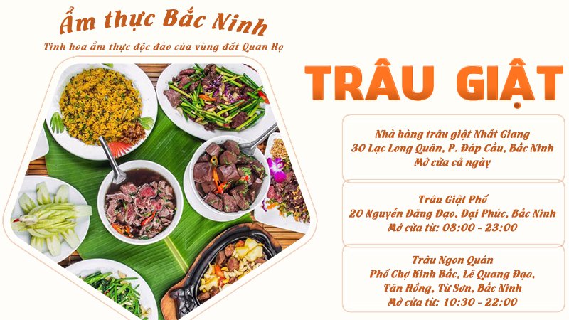 Trâu giật | Food tour Bắc Ninh