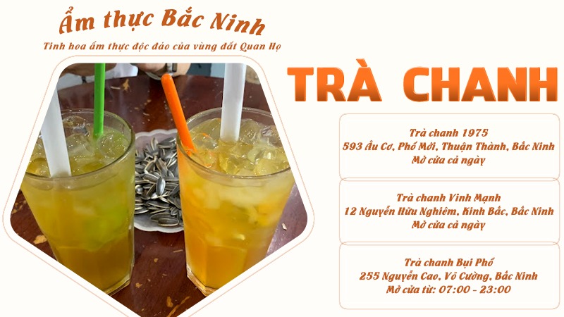 Trà chanh - chè đắng | Food tour Bắc Ninh