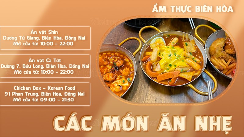 Các món ăn nhẹ | Food tour Biên Hòa