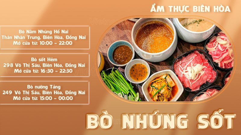 Bò nhúng sốt | Food tour Biên Hòa