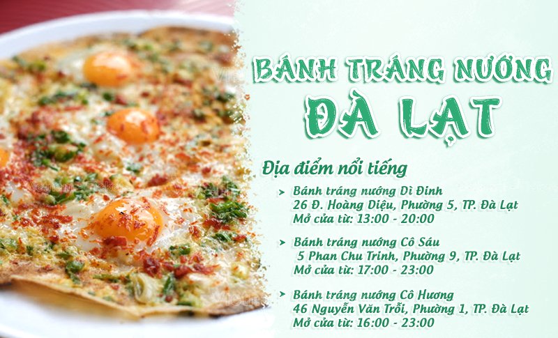 Bánh tráng nướng | Food tour Đà Lạt