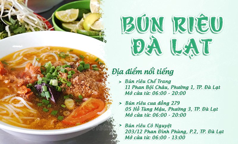 Bún riêu | Food tour Đà Lạt