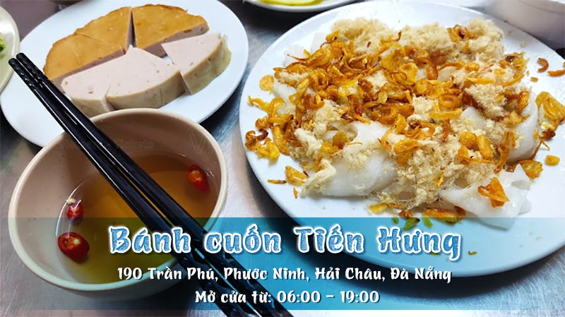 Bánh cuốn Tiến Hưng | Food tour Đà Nẵng