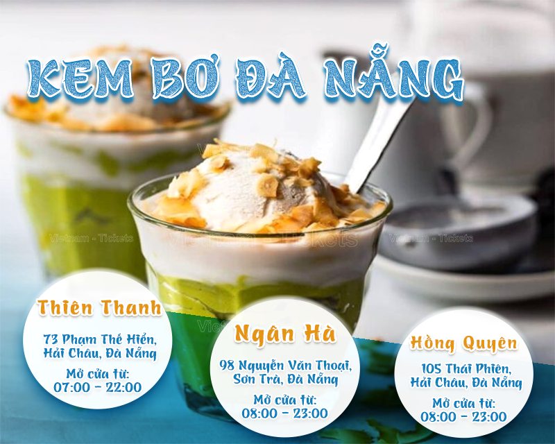 Kem bơ chợ Bắc Mỹ An | Food tour Đà Nẵng