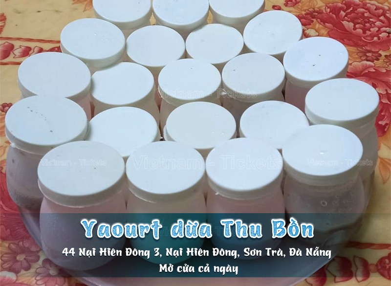 Yaourt dừa | Food tour Đà Nẵng