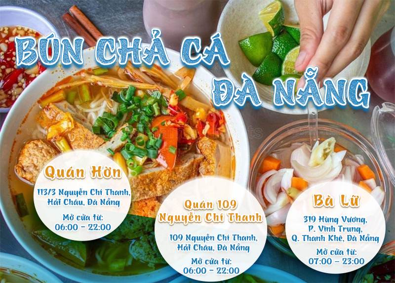 Bún chả cá | Food tour Đà Nẵng