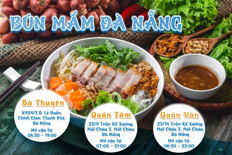 Bún mắm Đà Nẵng | Food tour Đà Nẵng