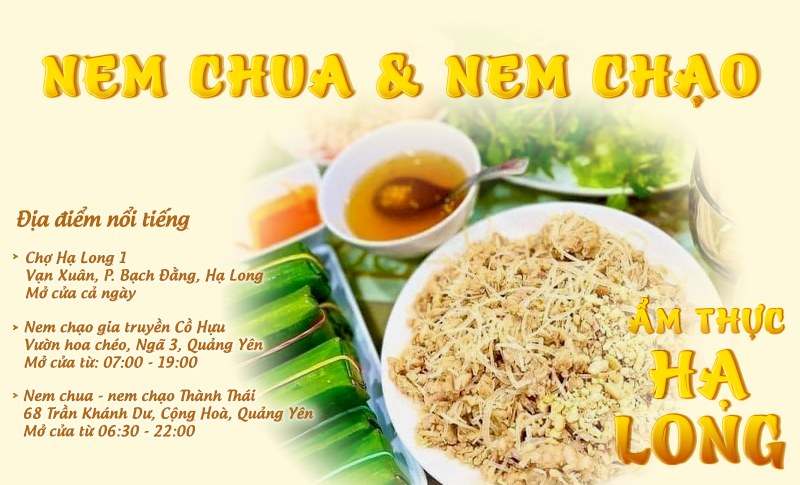 Nem chua, nem chạo | Food tour Hạ Long