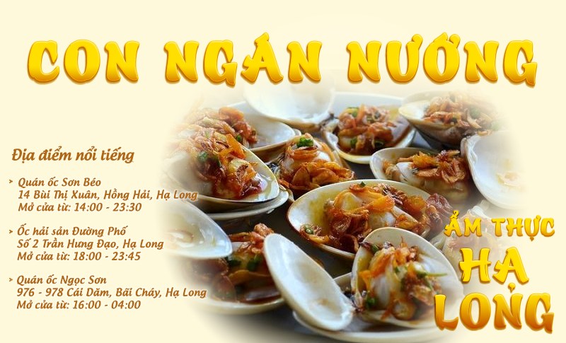 Con ngán nướng | Food tour Hạ Long