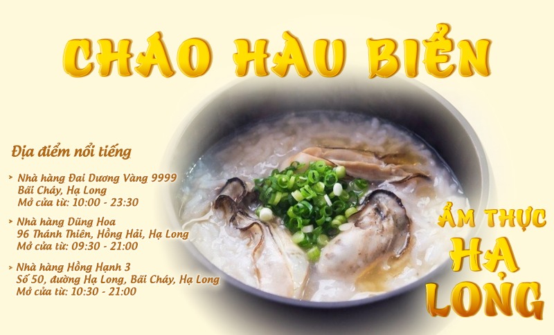 Cháo hàu sữa | Food tour Hạ Long