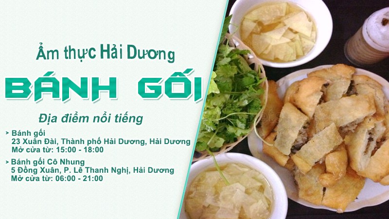 Bánh gối | Food tour Hải Dương