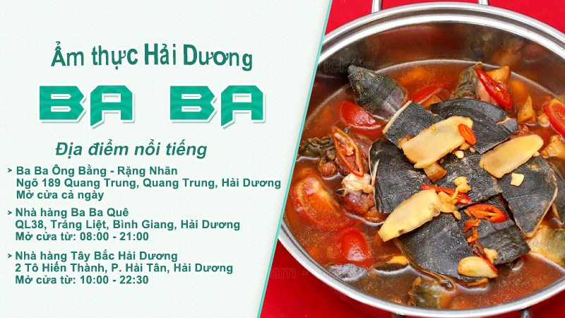 Các món từ ba ba | Food tour Hải Dương