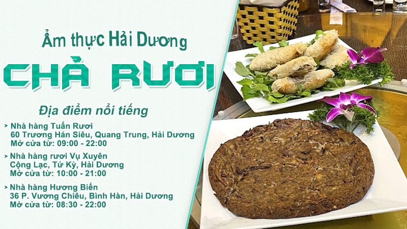 Chả rươi | Food tour Hải Dương