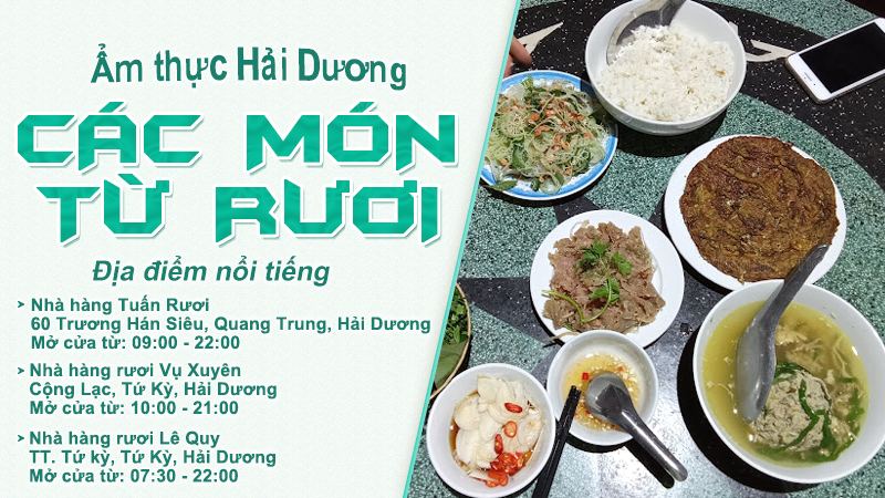 Các món từ rươi | Food tour Hải Dương