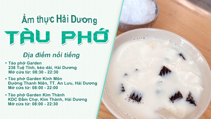 Tào phớ | Food tour Hải Dương