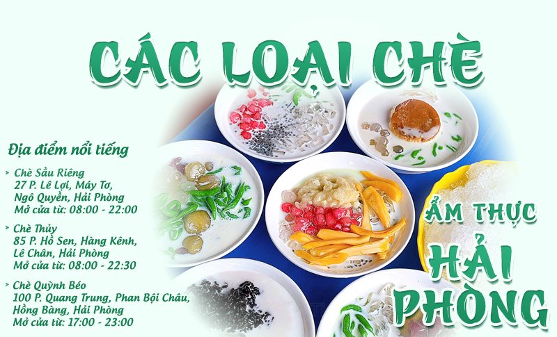 Các món chè | Food tour Hải Phòng