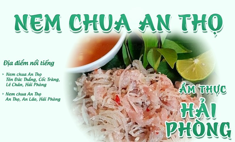 Nem chua An Thọ | Food tour Hải Phòng