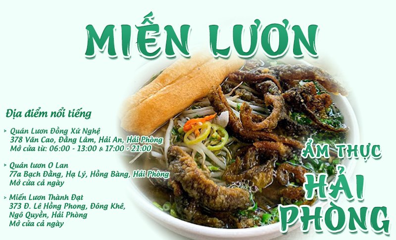 Miến lươn | Food tour Hải Phòng