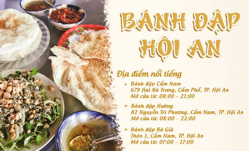 Bánh đập | Food tour Hội An