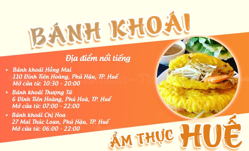 Bánh Khoái | Food tour Huế  ​