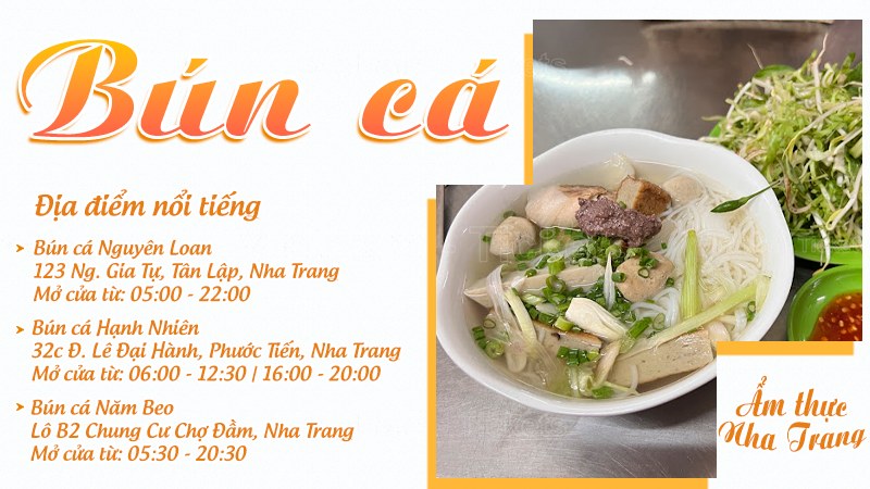 Bún cá | Food tour Nha Trang