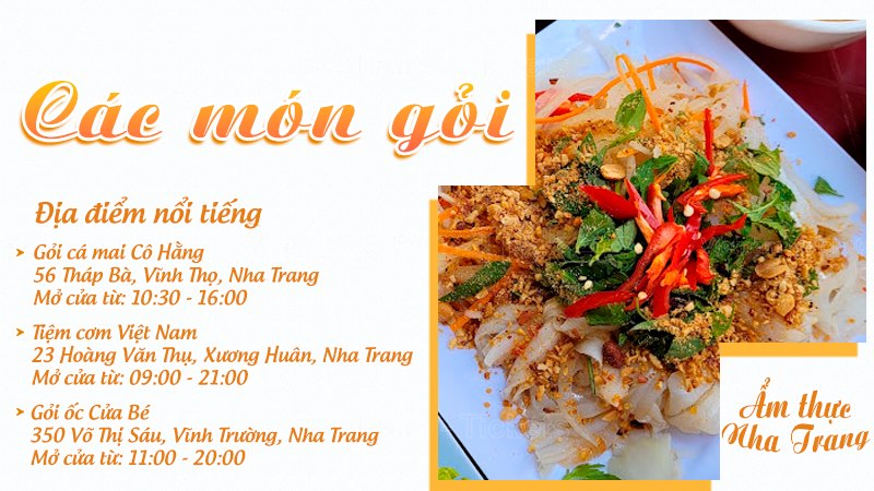 Các món gỏi | Food tour Nha Trang