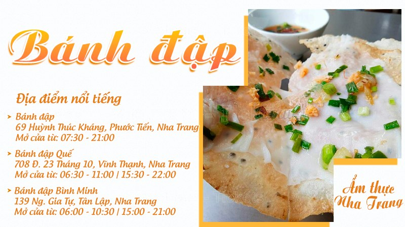 Bánh đập | Food tour Nha Trang