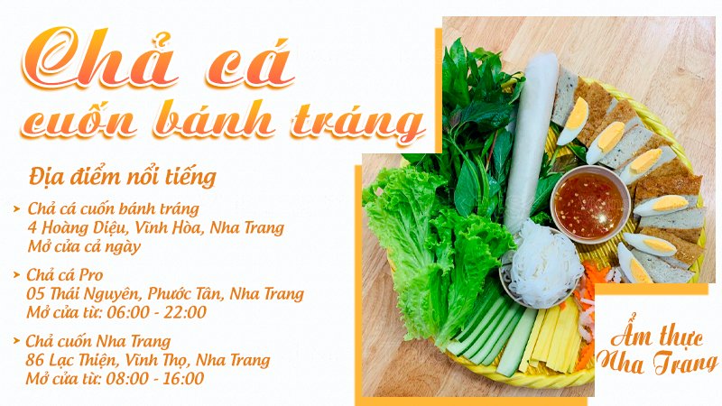 Chả cá cuốn bánh tráng | Food tour Nha Trang