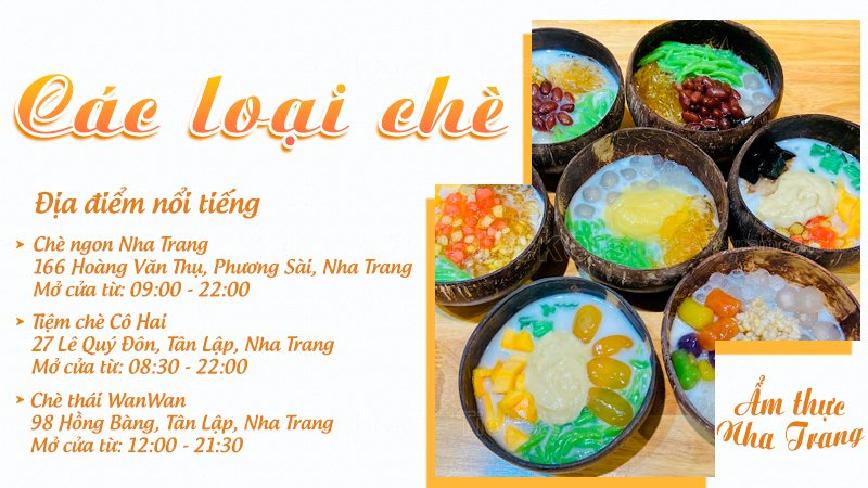 Thưởng thức các loại chè | Food tour Nha Trang