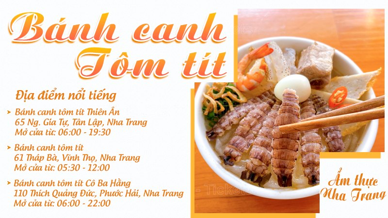 Bánh canh tôm tít | Food tour Nha Trang