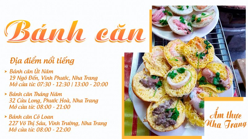 Bánh căn | Food tour Nha Trang